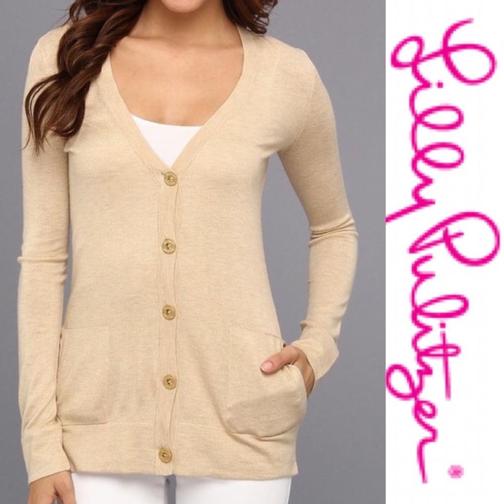 ✨Lilly Pulitzer Heidi Cardigan sweater size large✨